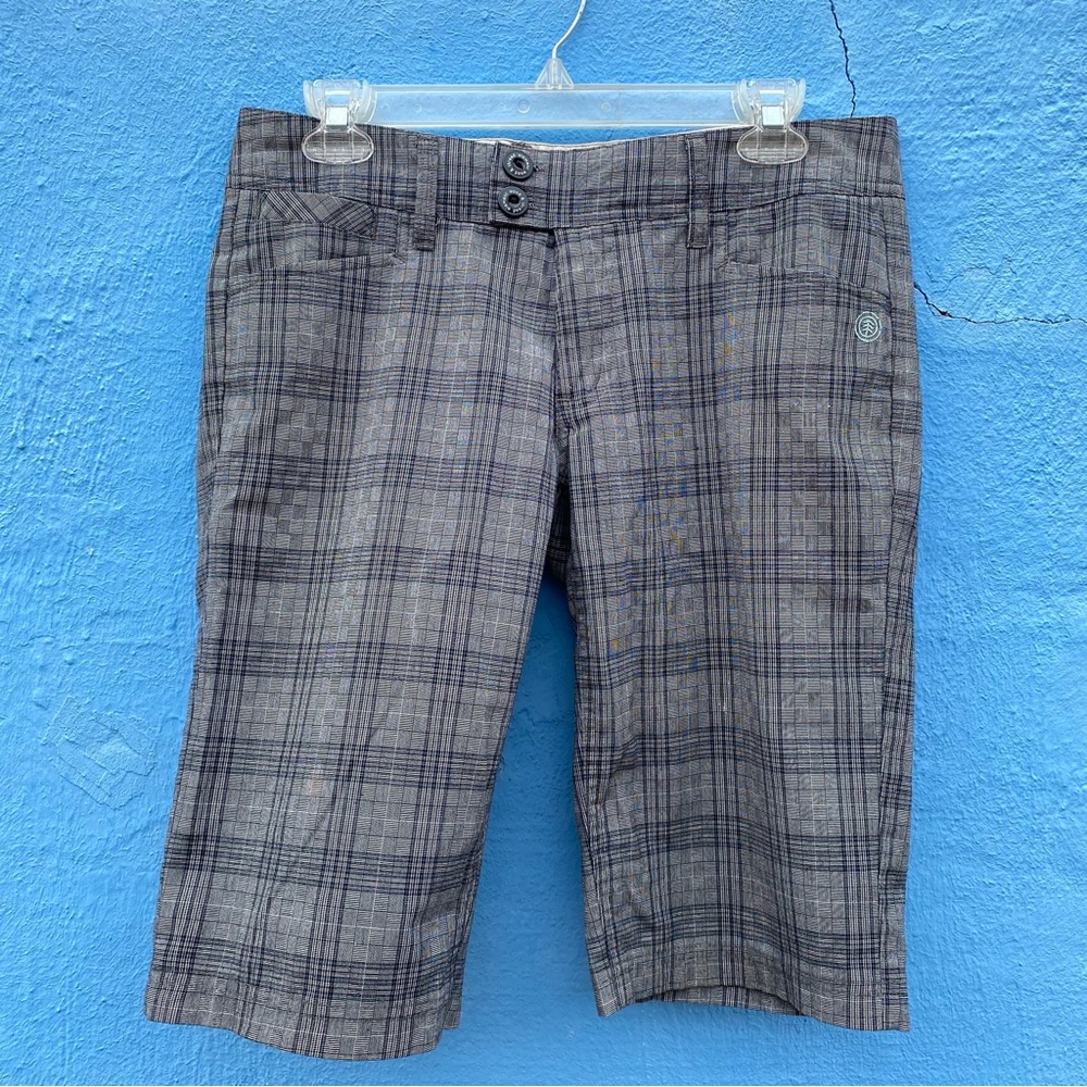 Plaid Element Bermuda Skater Shorts size 7
